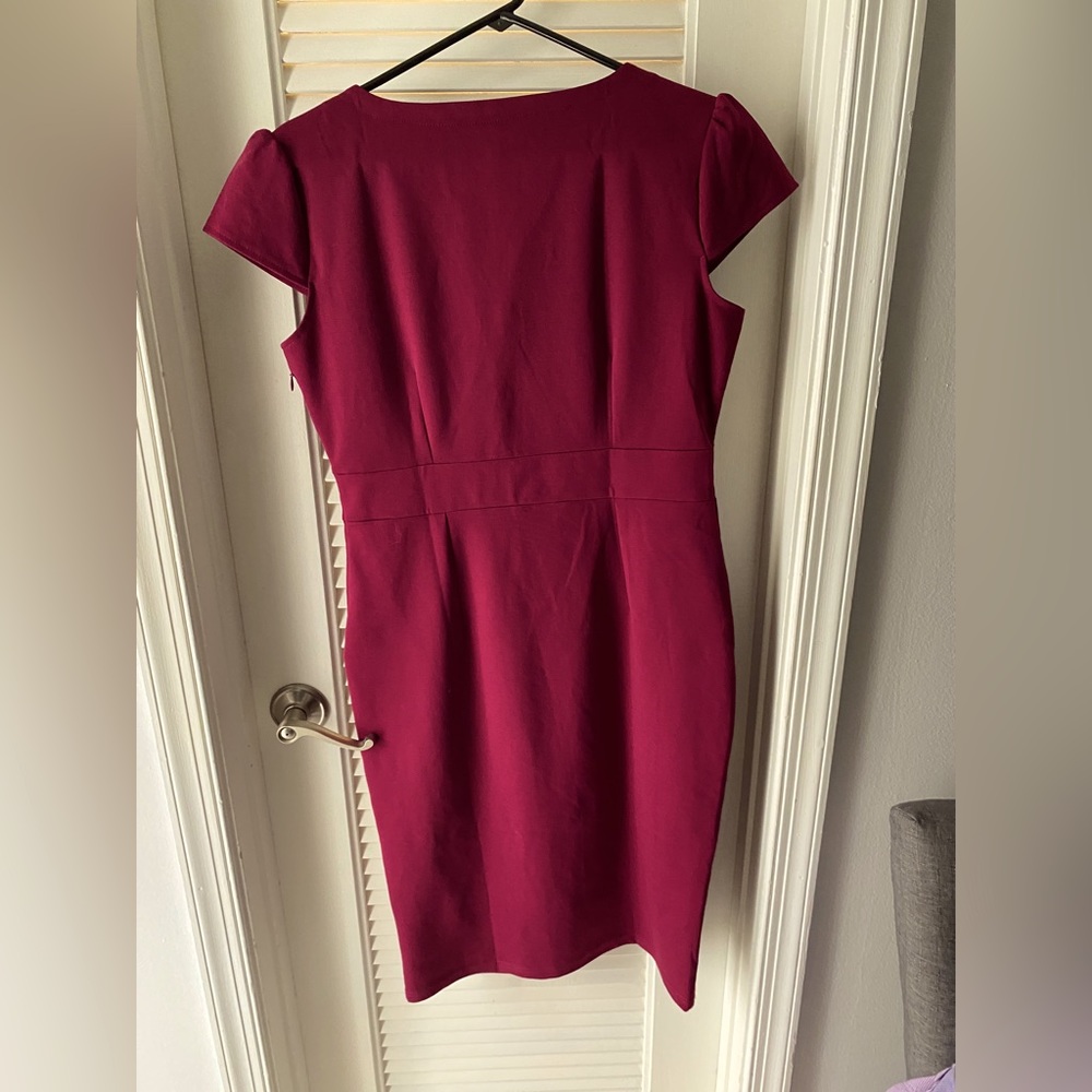 Raspberry Shift With Cap Sleeves By Miusol - image 2